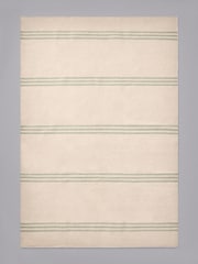 The Set Natural Stripe Flatweave Wool Rug - Image 3 of 3
