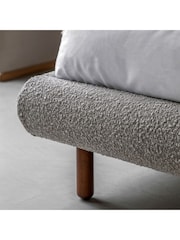 Gallery Home Warm Grey Filey Upholstered Boucle Bed - Image 2 of 6