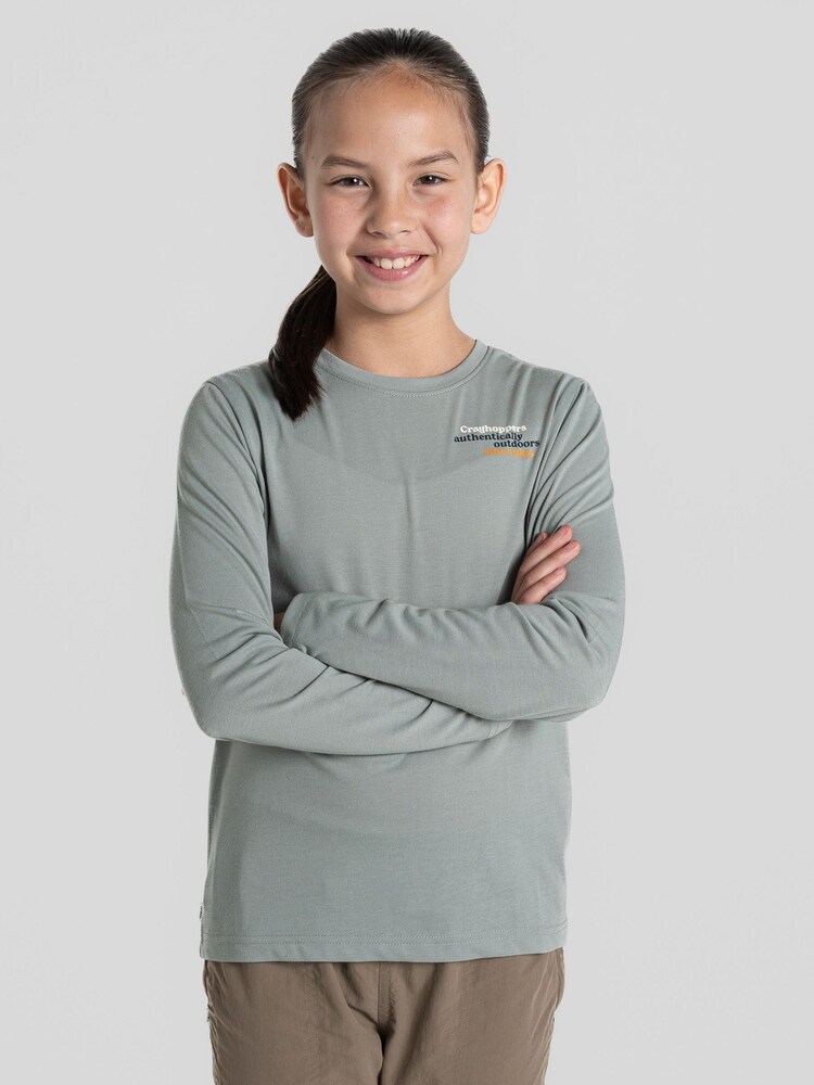 Craghoppers Grey NL Cruz Long Sleeved T-Shirt - Image 1 of 7