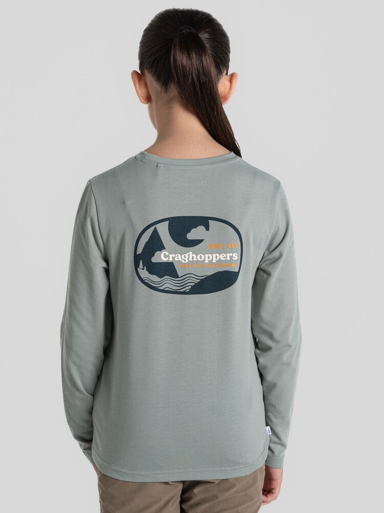 Craghoppers Grey NL Cruz Long Sleeved T-Shirt - Image 2 of 7