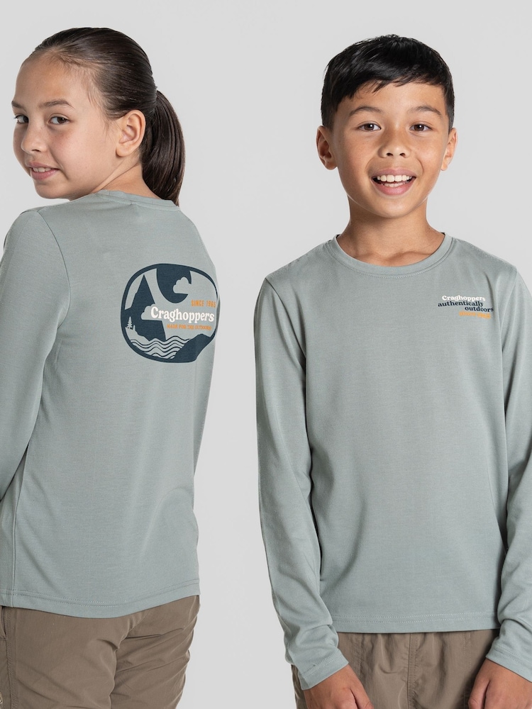 Craghoppers Grey NL Cruz Long Sleeved T-Shirt - Image 7 of 7