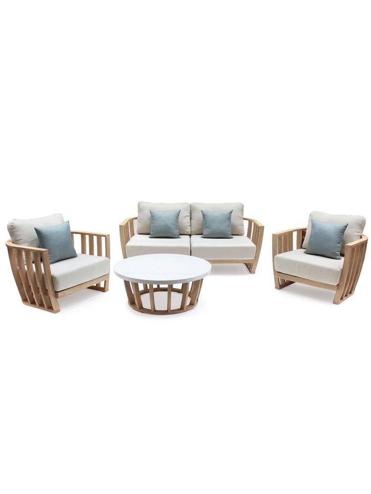 Kettler Stone Fiji Garden Lounge Sofa Set - Image 4 of 4