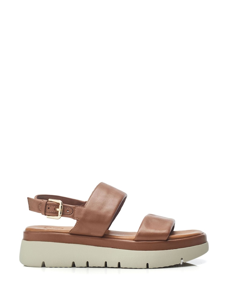 Moda in Pelle Netty Two Part Platform Leather Sandal - Image 1 of 4 Moda in Pelle Netty Two Part Platform Leather Sandal - Image 1 of 4