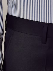 Hawes & Curtis – Slim-Fit-Anzughose aus blauem Twill - Bild 2 von 4