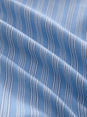 Blue Soft Touch 100% Cotton Long Sleeves Stripe Shirt - Image 8 of 8