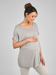 Jojo Maman Bébé Комплект пижам для беременных и кормящих в полоску - Изображение 3 5