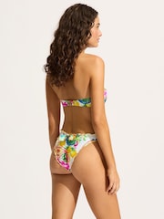 Seafolly Ciao Bella Mini Hipster White Bikini Bottoms - Image 3 of 4