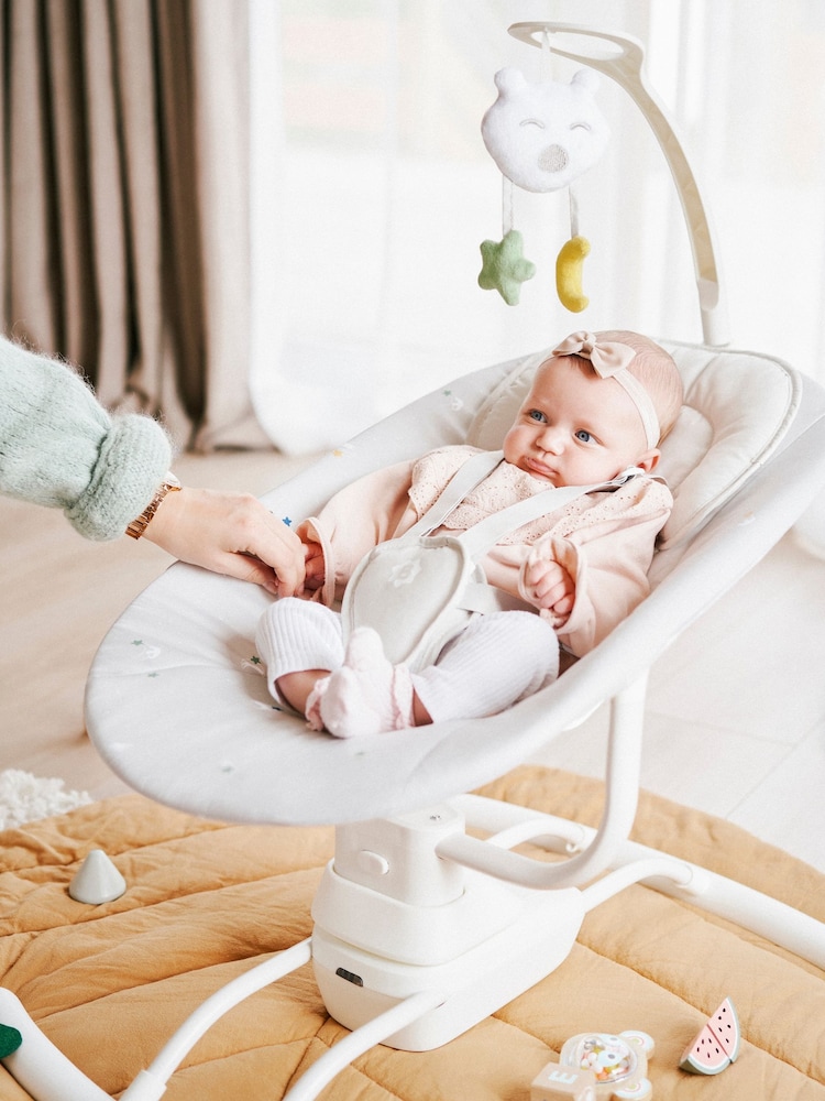 Badabulle Lichen Lateral Motorised Baby Swing - Image 1 of 6