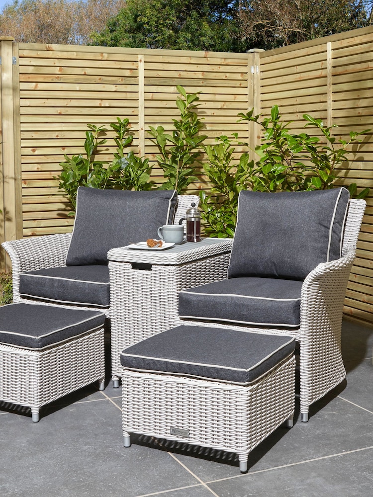 Rowlinson Grey Prestbury Garden Companion Seat - Image 1 of 6
