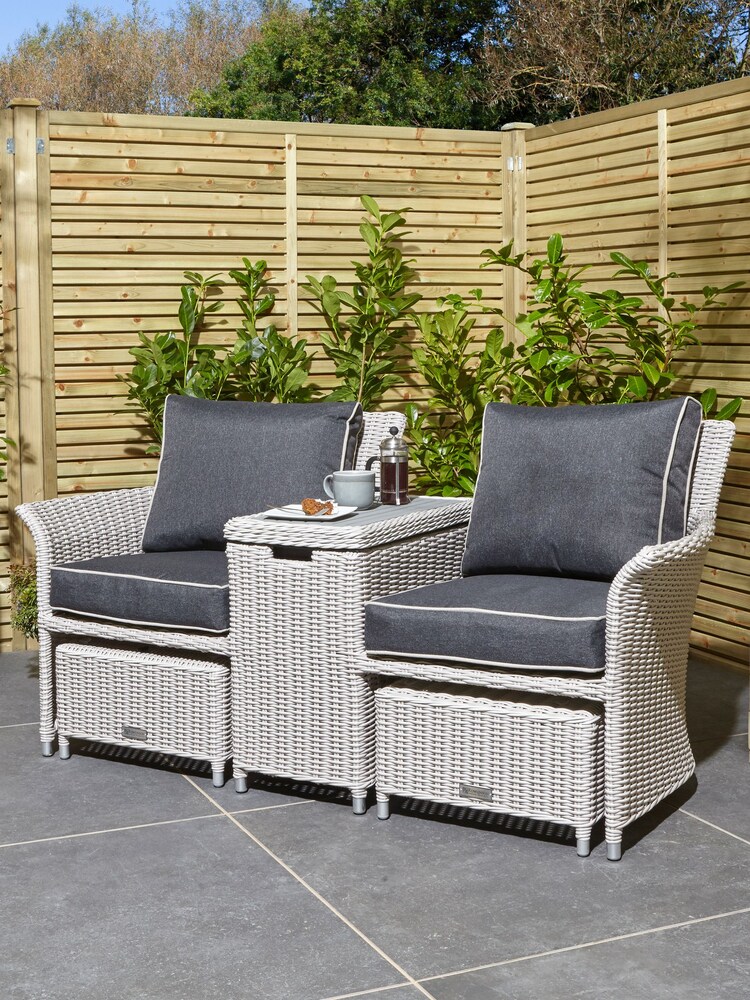 Rowlinson Grey Prestbury Garden Companion Seat - Image 2 of 6