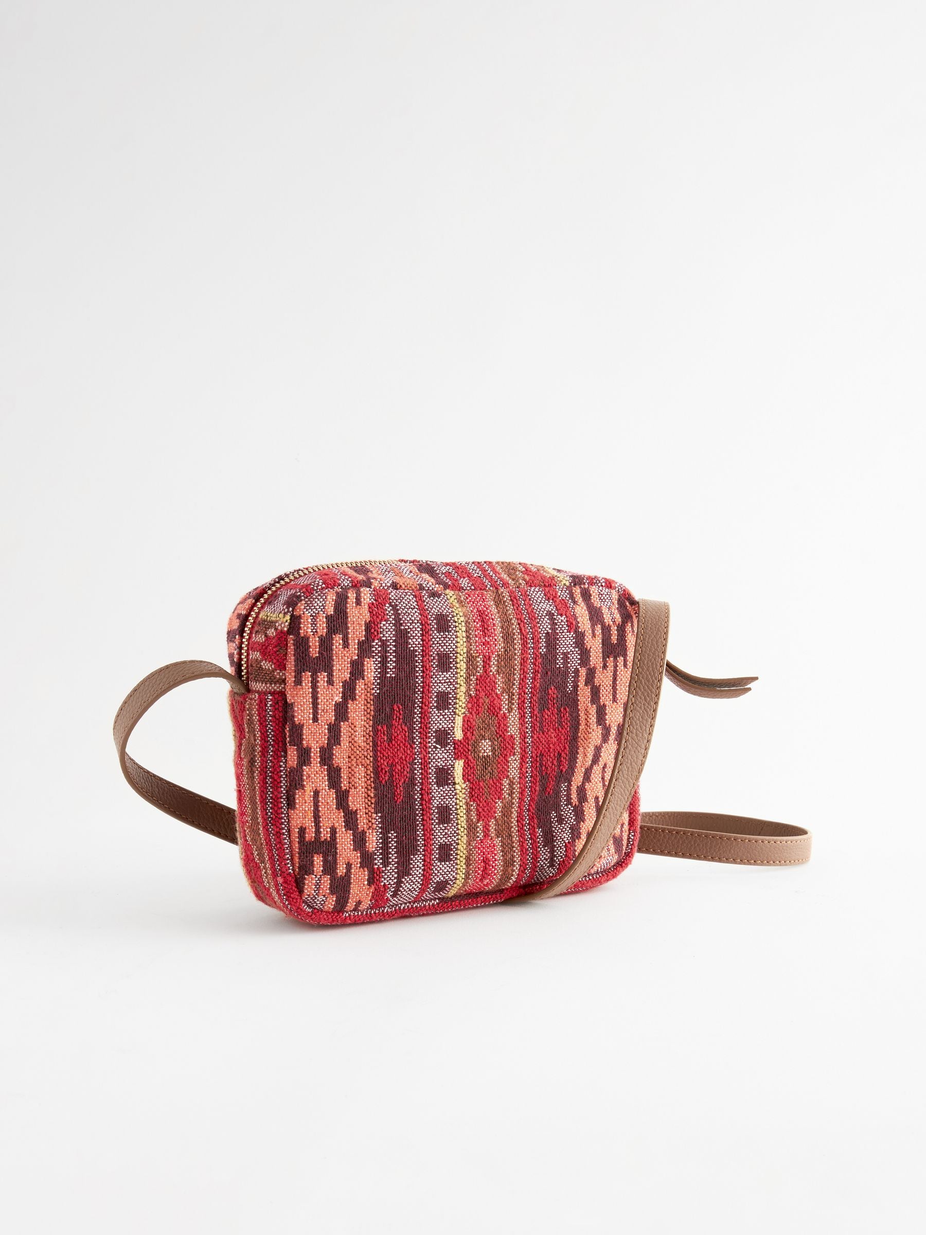 Buy Red Aztec Jaquard Cross-Body Bag from Next Luxembourg