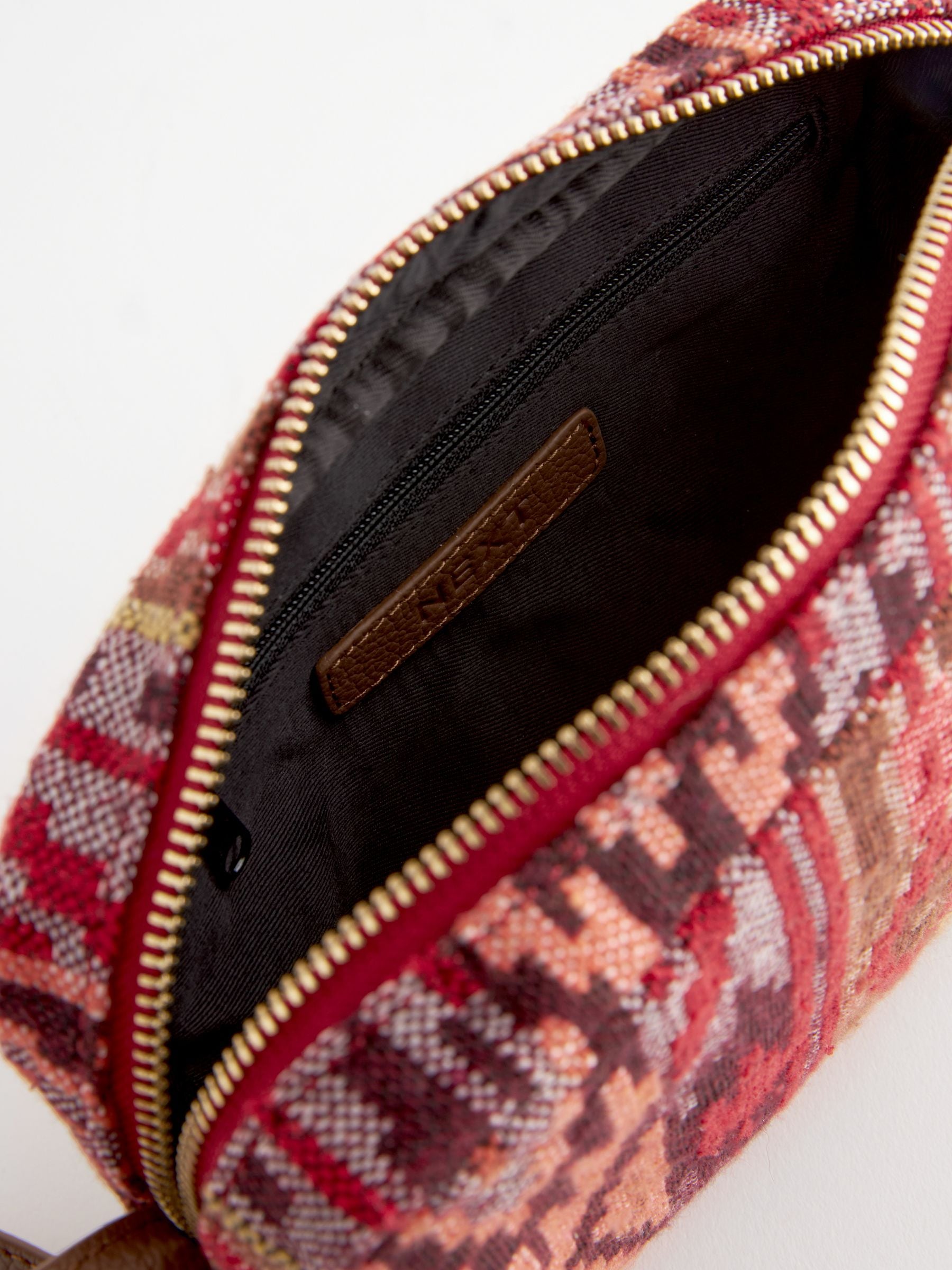 Buy Red Aztec Jaquard Cross-Body Bag from Next Luxembourg