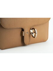 Gucci Beige Calf Leather Dollar Brown Shoulder Bag - Image 4 of 6