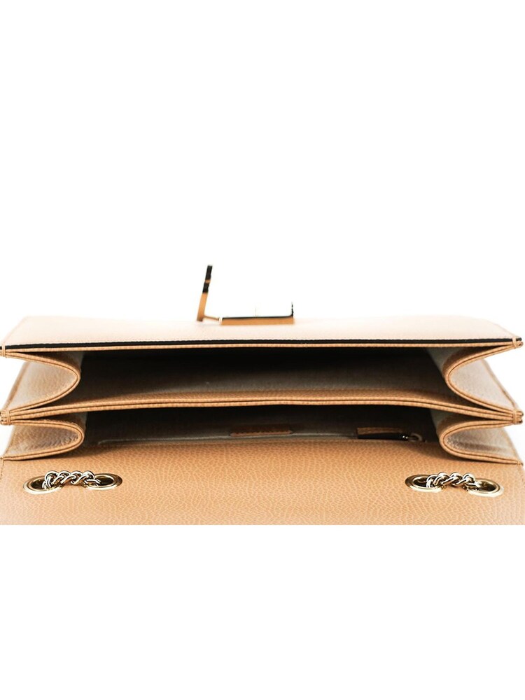 Gucci Beige Calf Leather Dollar Brown Shoulder Bag - Image 6 of 6