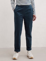 Seasalt Cornwall Blue Navy Crackington Trousers - Image 1 of 5