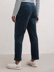 Seasalt Cornwall Blue Navy Crackington Trousers - Image 2 of 5