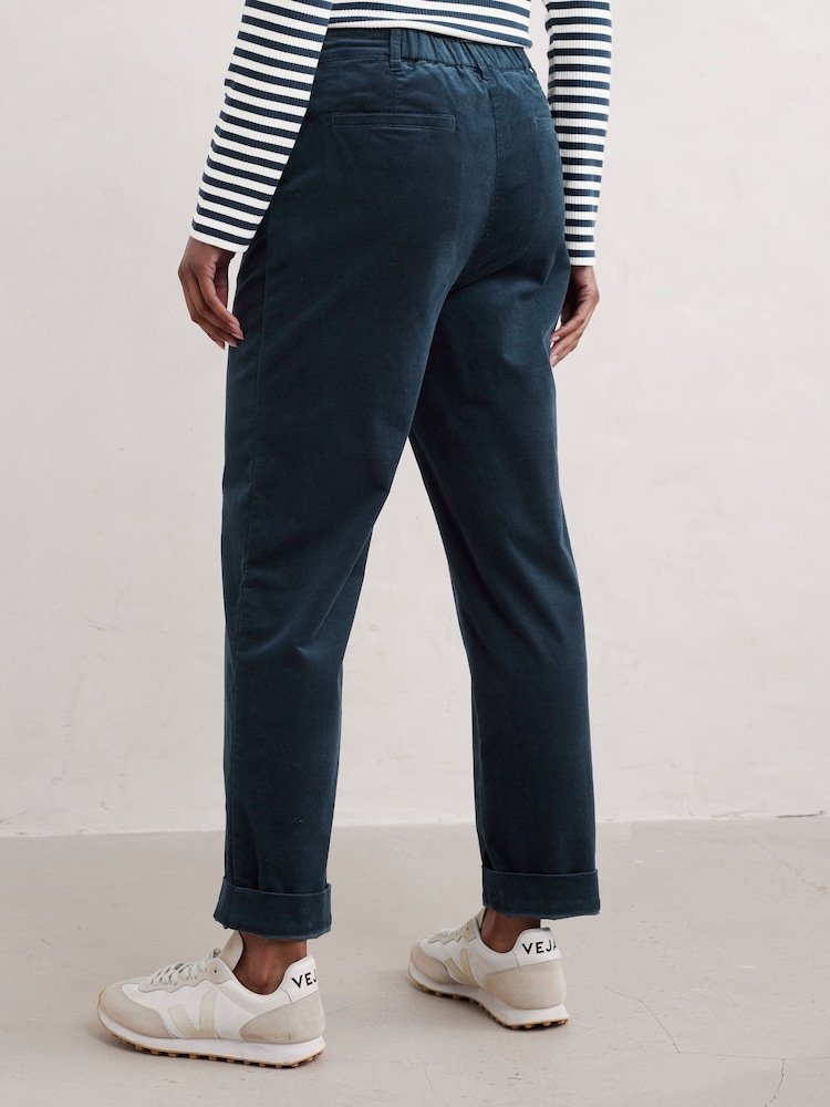 Seasalt Cornwall Blue Navy Crackington Trousers - Image 2 of 5