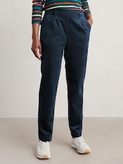 Seasalt Cornwall Blue Navy Crackington Trousers - Image 3 of 5