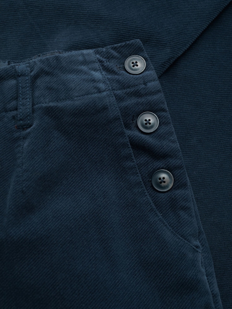 Seasalt Cornwall Blue Navy Crackington Trousers - Image 5 of 5