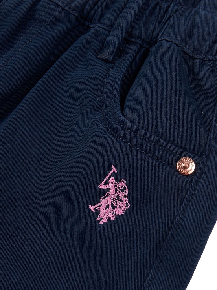 U.S. Polo Assn. Navy Blue 100% Cotton Shorts - Image 7 of 7