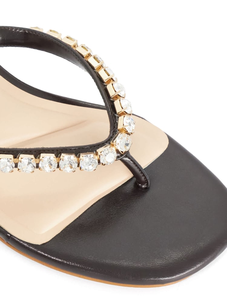 Dune London Brown Mimis Mules - Image 5 of 5