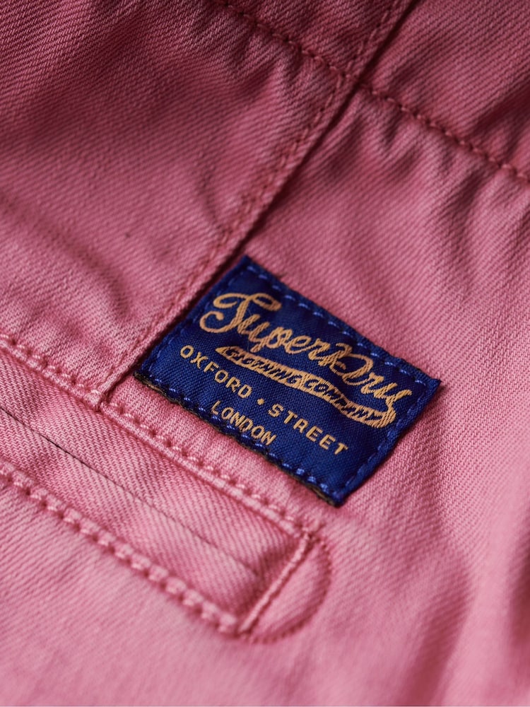 Superdry Pink Officer Chino Shorts - Image 5 of 5