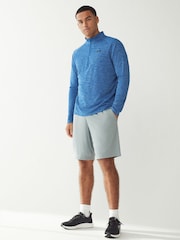 Under Armour Blue Blue Tech Textured 1/2 Zip Sweatshirt - Image 2 of 8