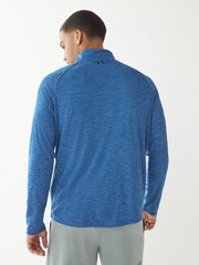 Under Armour Blue Blue Tech Textured 1/2 Zip Sweatshirt - Image 3 of 8