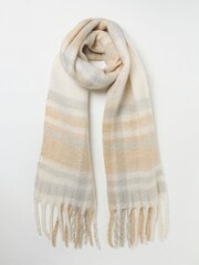 FatFace Talia Ivory Check Scarf - Image 1 of 2