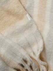 FatFace Talia Ivory Check Scarf - Image 2 of 2