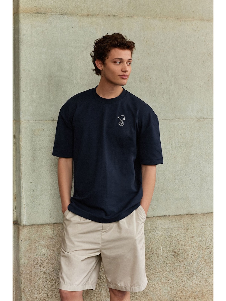 Stone Relaxed Poplin Chino 100% Cotton Shorts - Image 1 of 7