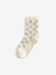 Neutral Bears Print Rich Socks 5 Pack - Image 5 of 6
