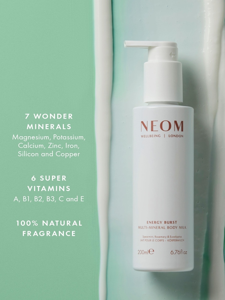 NEOM Energy Burst Multi-Mineral Body Milk 200ml - Image 2 of 6