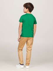 Tommy Hilfiger Green Essential 100% Cotton T-Shirt - Image 2 of 6