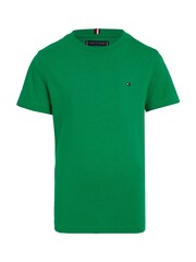 Tommy Hilfiger Green Essential 100% Cotton T-Shirt - Image 4 of 6