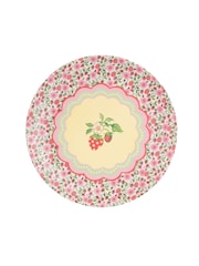 Cath Kidston Green Strawberry Melamine Picnic Dinner Plates Set Of 4 - Image 5 of 5