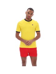 Fila Yellow Marconi Essential Ringer T-Shirt - Image 2 of 4