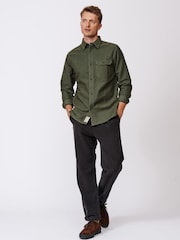 Aubin Stubton Moleskin Overshirt - Image 3 of 8