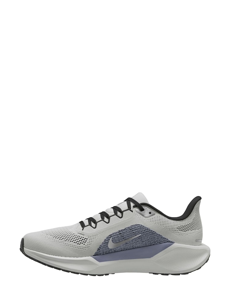 Серый/серебристый - кроссовки для бега Nike Pegasus 41 Road - Изображение 2 из 4