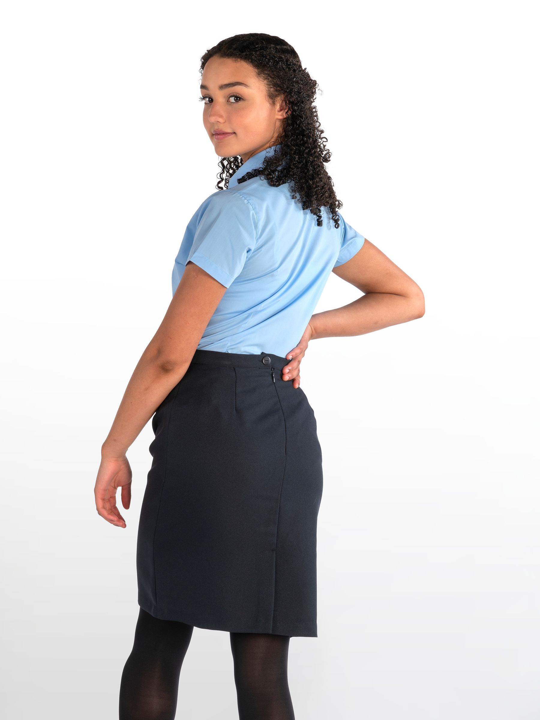 shortsleeve prep shirt - small