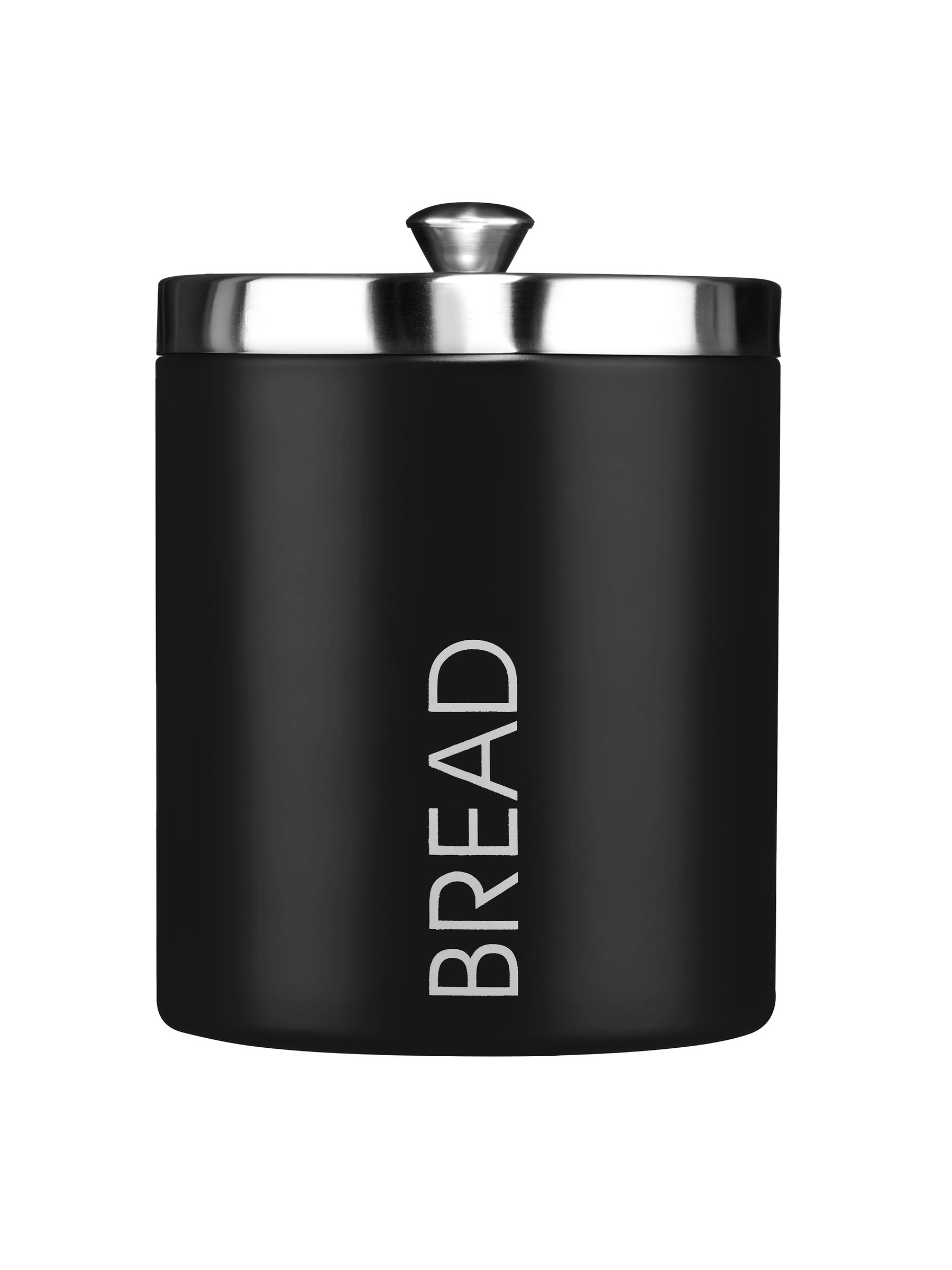 Maison By Premier Unisex Black Enamel Bread Bin - Image 1