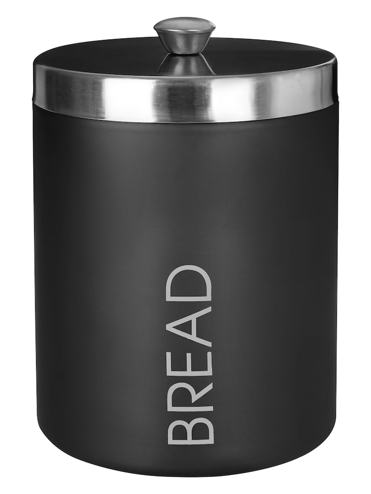 Maison by Premier Black Enamel Bread Bin - Image 2 of 6