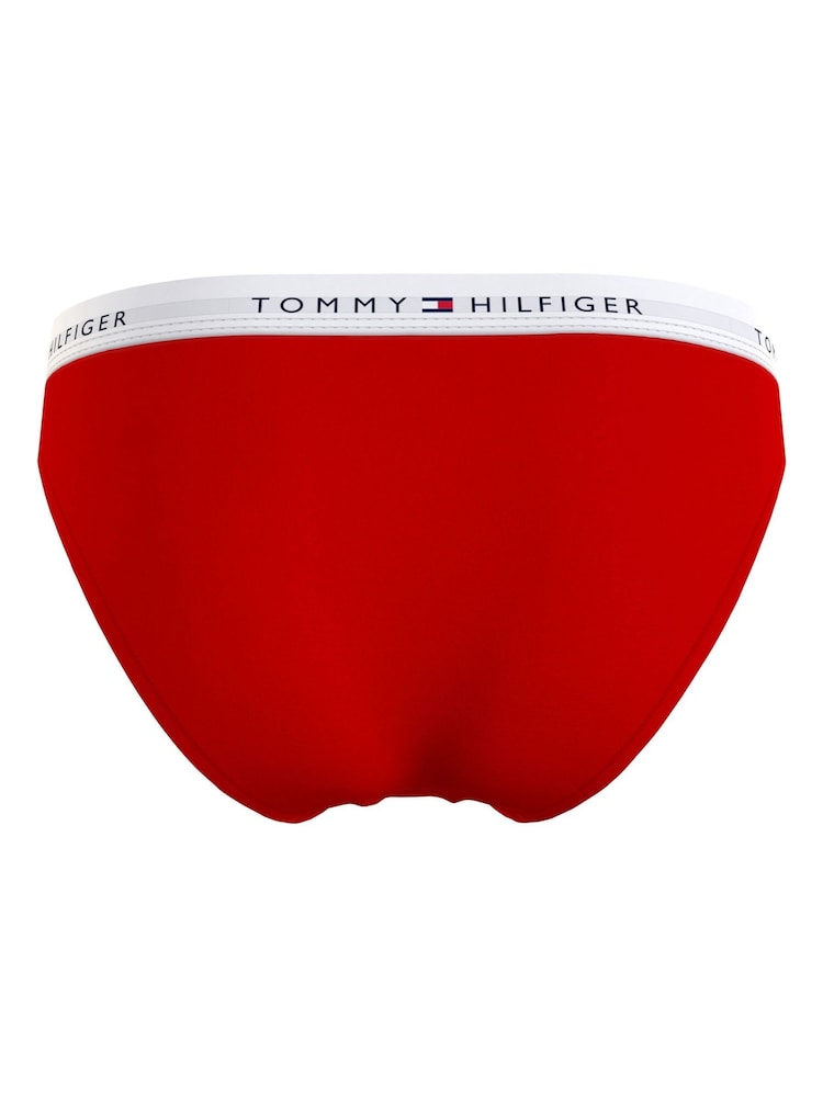 Tommy Hilfiger Pink Iconic Logo Thong - Image 2 of 5 Tommy Hilfiger Pink Iconic Logo Thong - Image 2 of 5