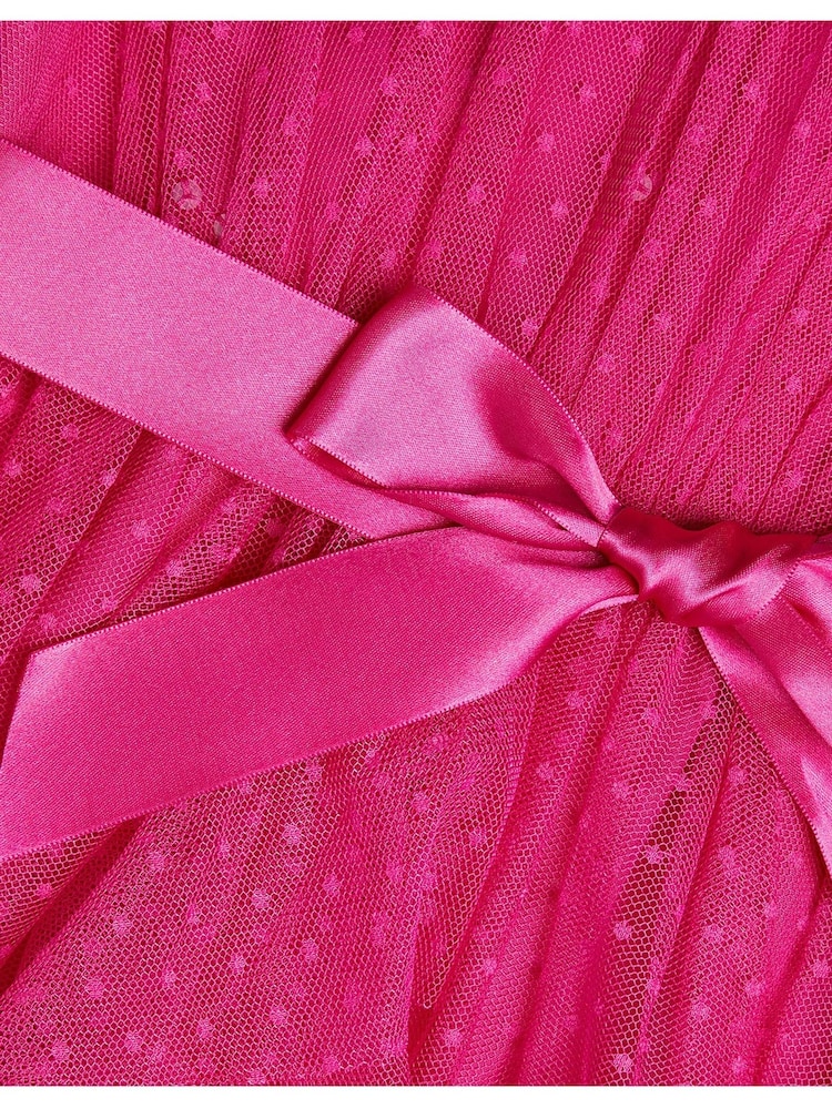 Monsoon Pink Stacie Waterfall Dress - Image 4 of 4