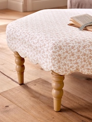 Laura Ashley Glynteg Dusky Rose Pink Large Footstool - Image 2 of 6