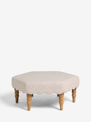 Laura Ashley Glynteg Dusky Rose Pink Large Footstool - Image 3 of 6