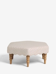 Laura Ashley Glynteg Dusky Rose Pink Large Footstool - Image 4 of 6