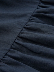 Celtic & Co. Blue Linen Tiered Midi Dresses - Image 6 of 7