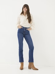 FatFace Brooke Indigo/Blue Bootcut Jeans - Image 3 of 5
