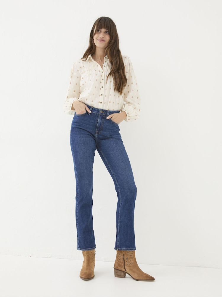 FatFace Brooke Indigo/Blue Bootcut Jeans - Image 3 of 5
